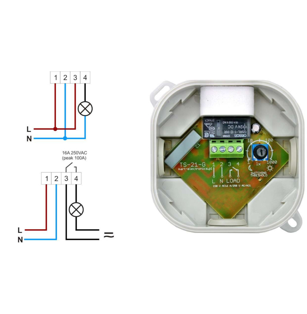 Automat Zmierzchowy TS-21-G GALWANICZNY