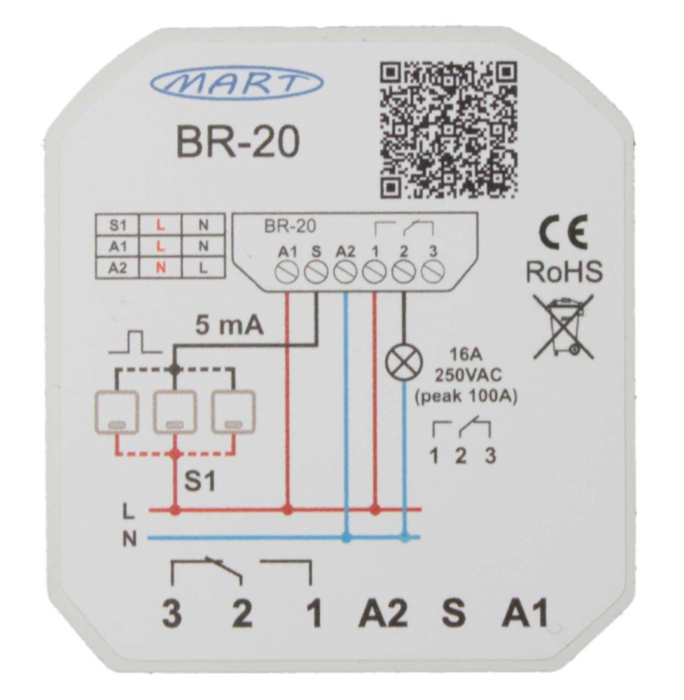Przekaźnik Bistabilny BR-20